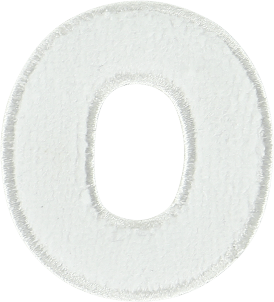 Coconut Terry Letter Patch