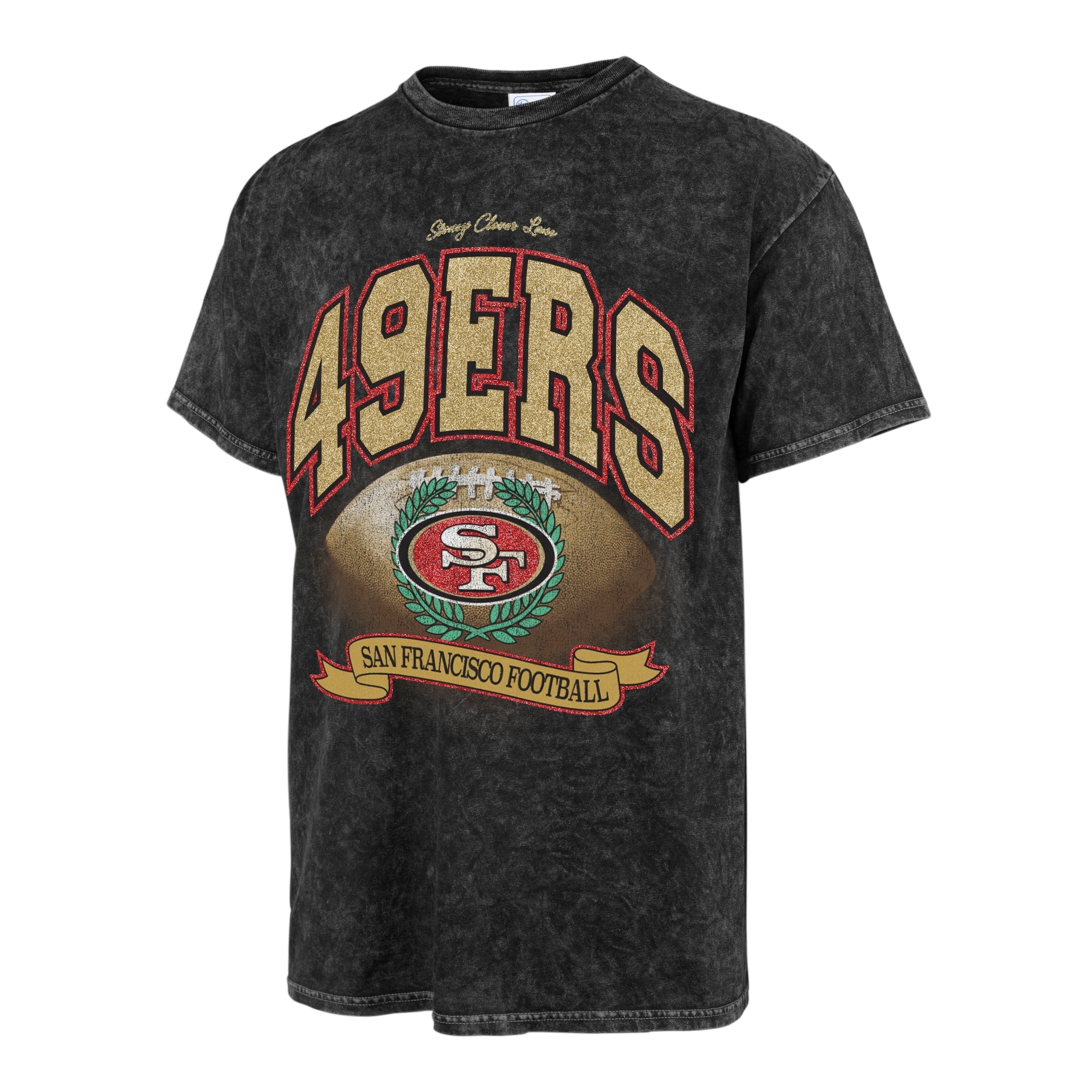 Stoney Clover Lane X '47 San Francisco 49ers Glitter Rocker Vintage Tee