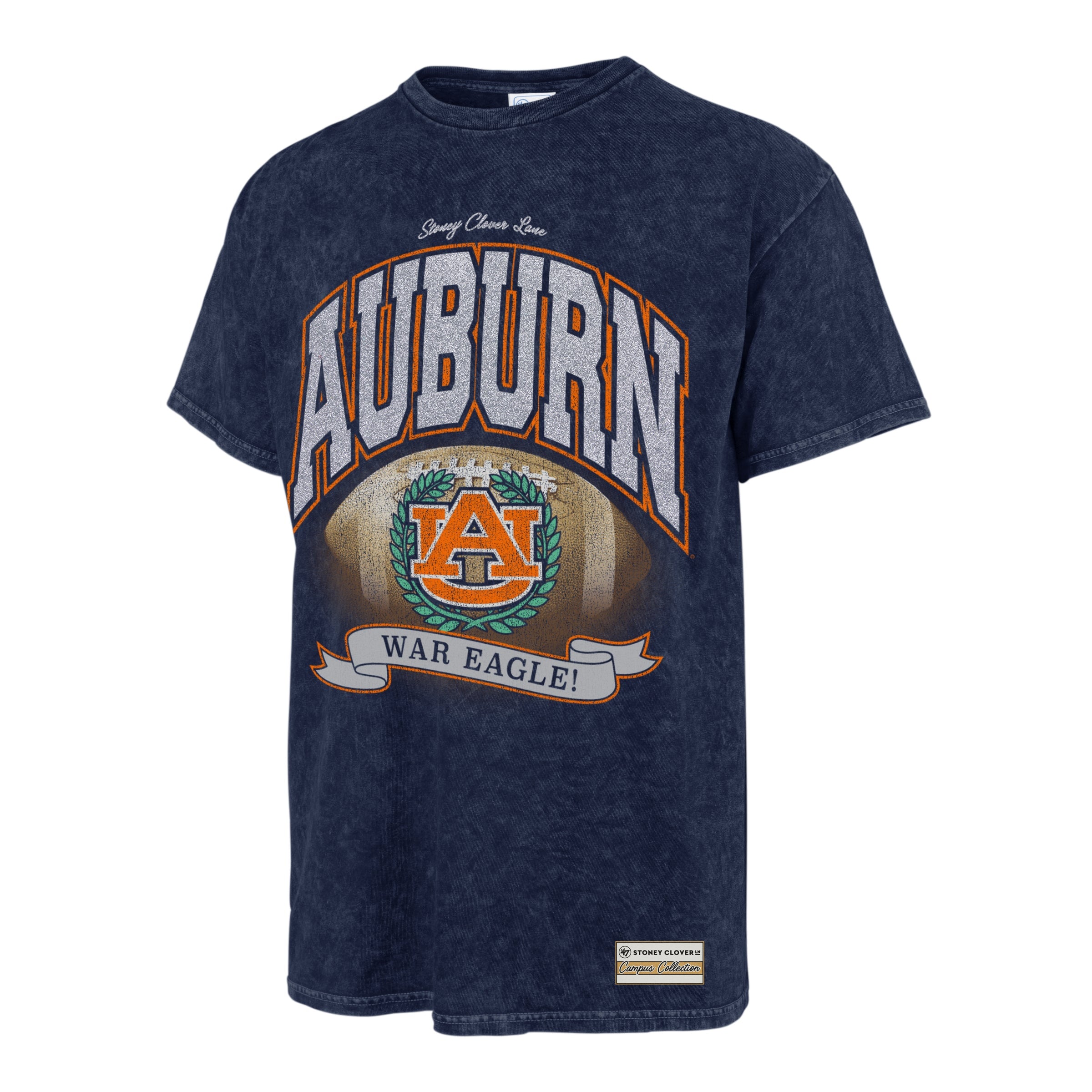 Stoney Clover Lane X '47 Auburn University Glitter Rally Vintage Tubular Tee