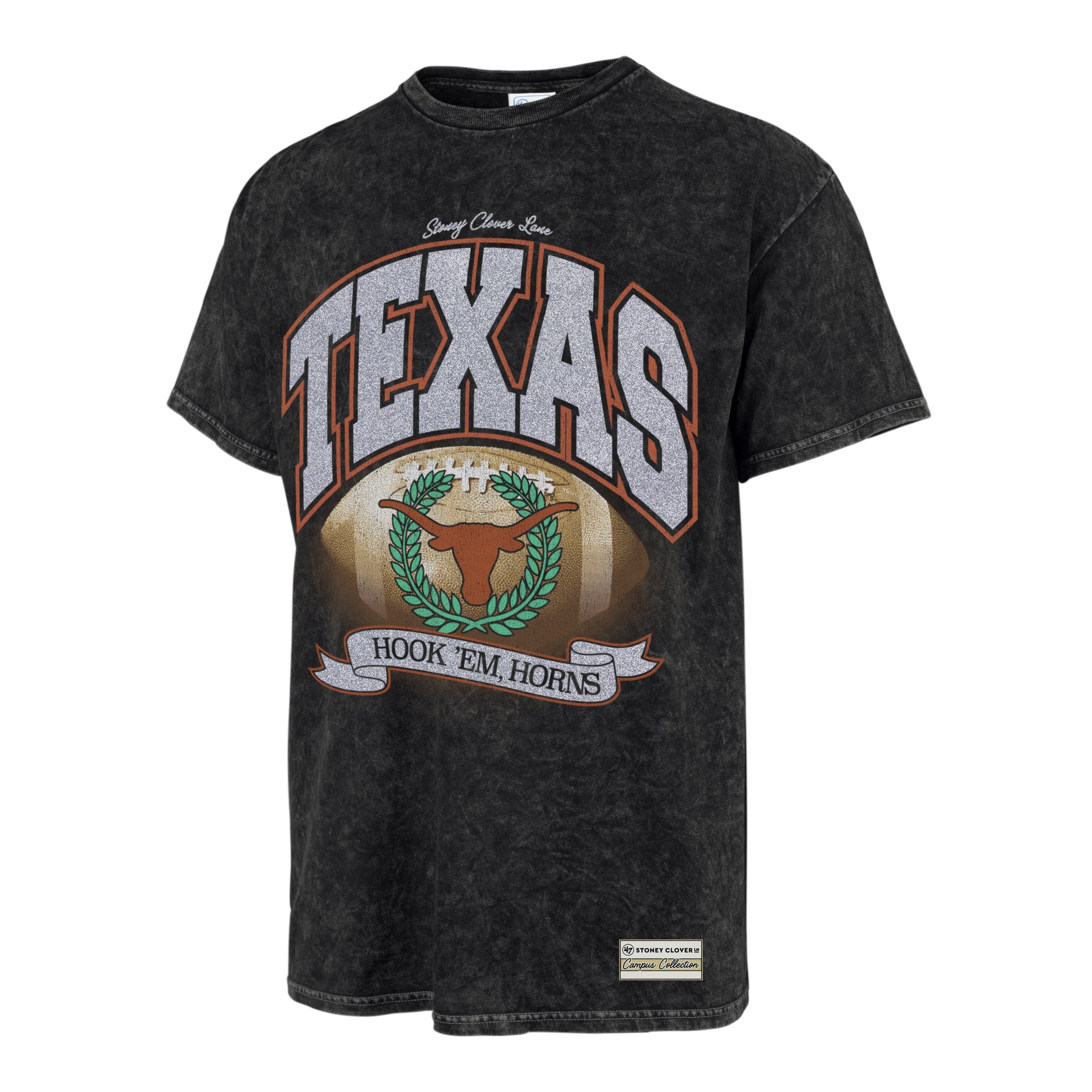 Stoney Clover Lane X '47 University of Texas at Austin Glitter Rally Vintage Tubular Tee
