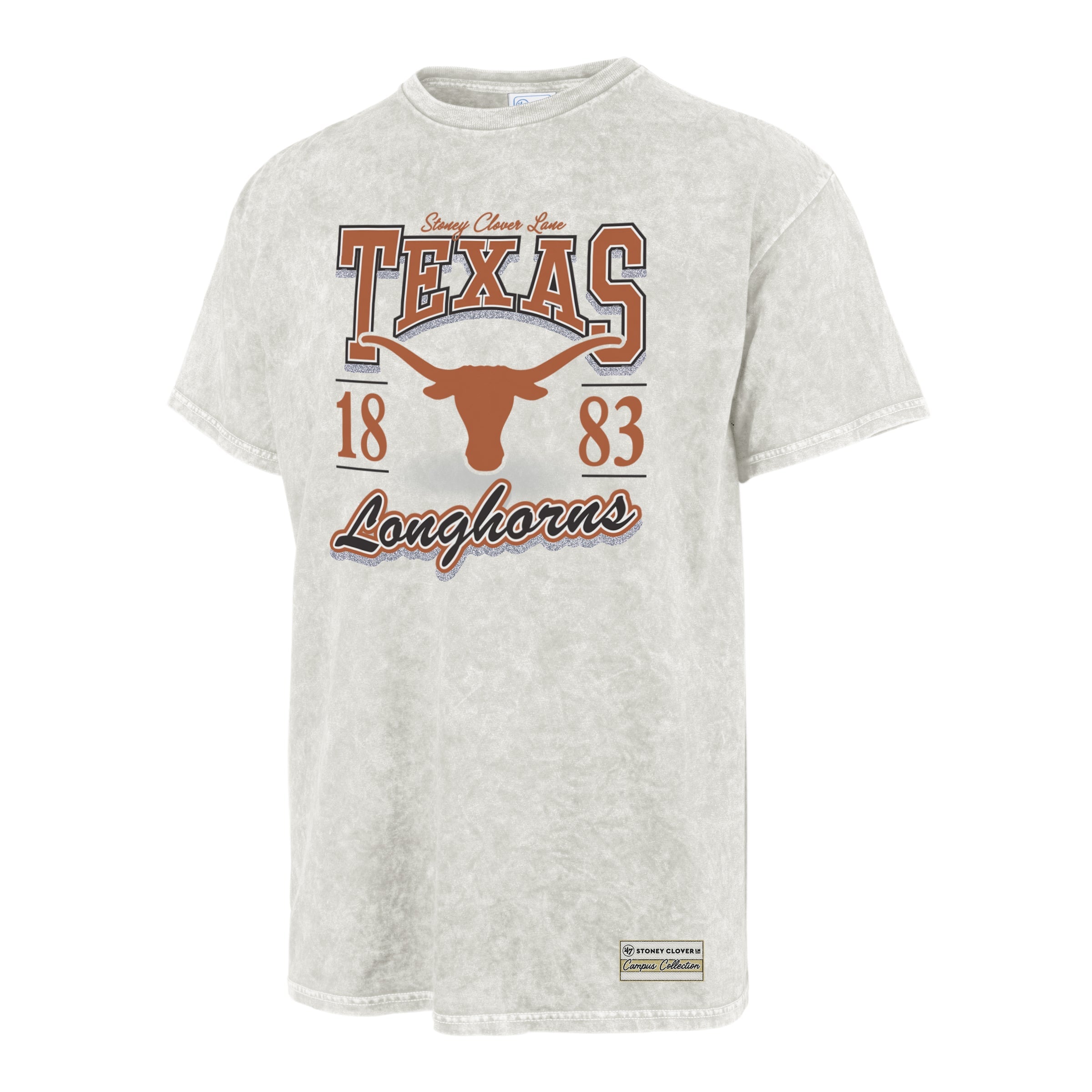 Stoney Clover Lane X '47 University of Texas at Austin Glitter Spirit Vintage Tubular Tee