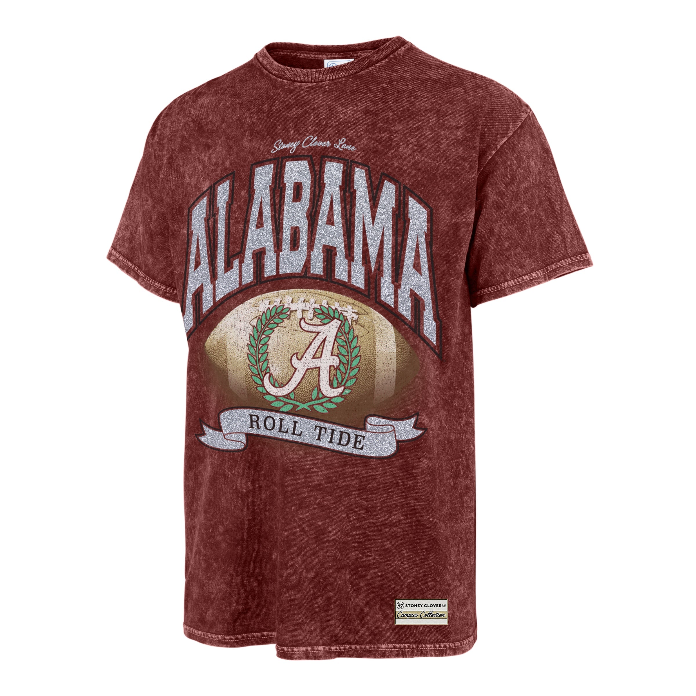 Stoney Clover Lane X '47 University of Alabama Glitter Rally Vintage Tubular Tee