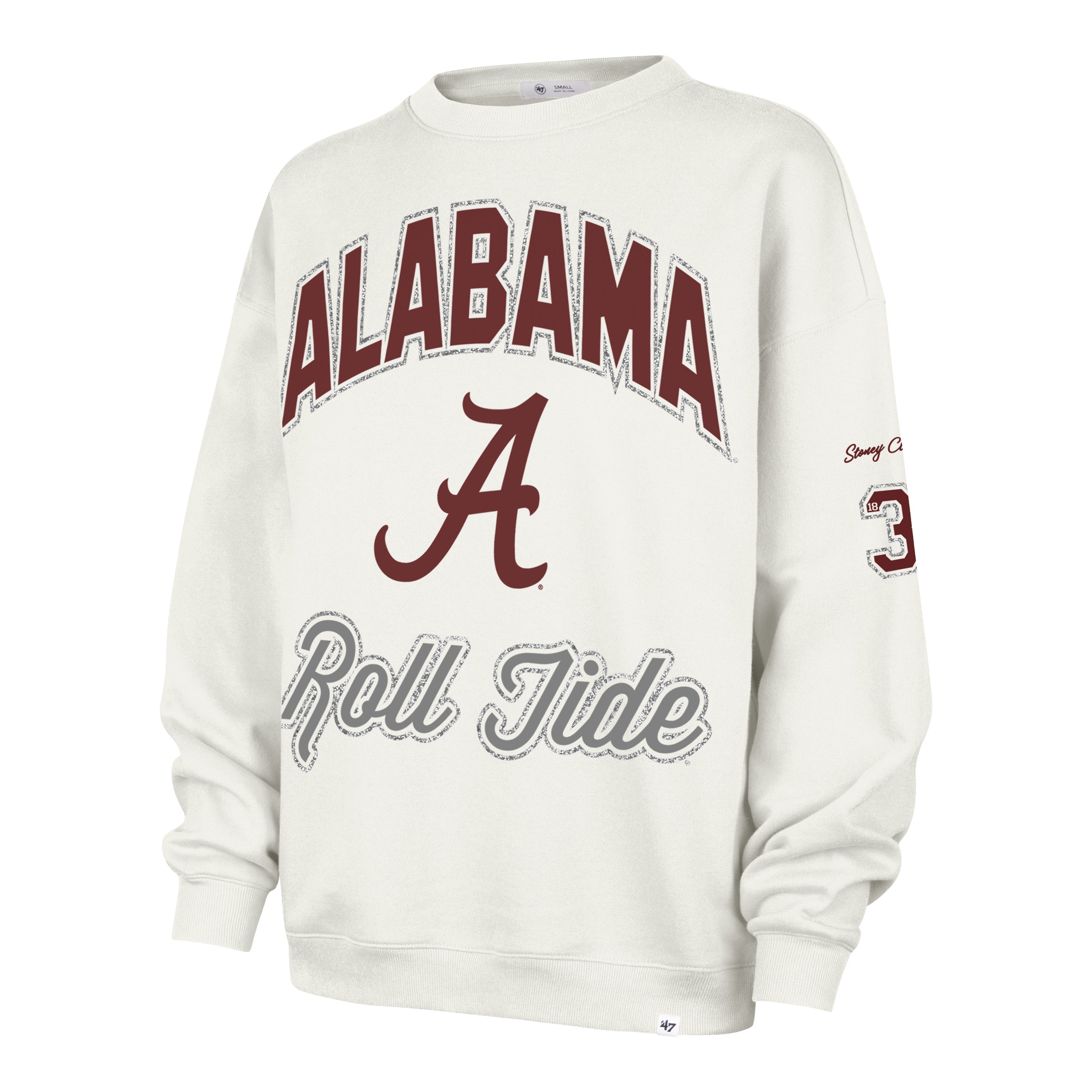 Stoney Clover Lane X '47 University of Alabama Glitter Arch Oversized Crew