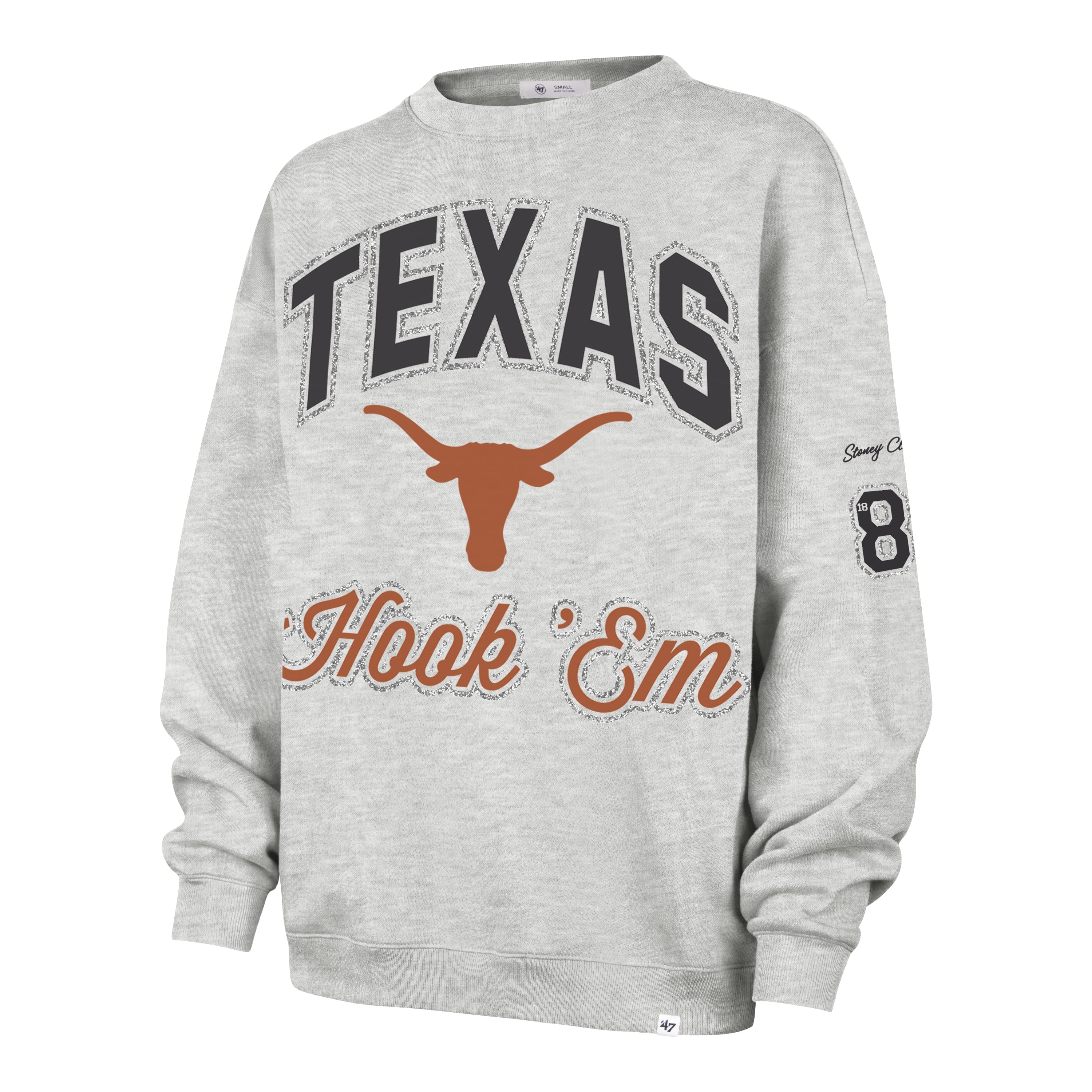 Stoney Clover Lane X '47 University of Texas at Austin Glitter Arch Oversized Crew
