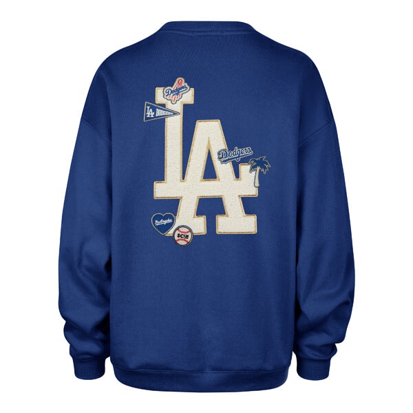 Stoney Clover Lane X '47 Los Angeles Dodgers Patch Back Oversized Crew - Stoney Clover Lane