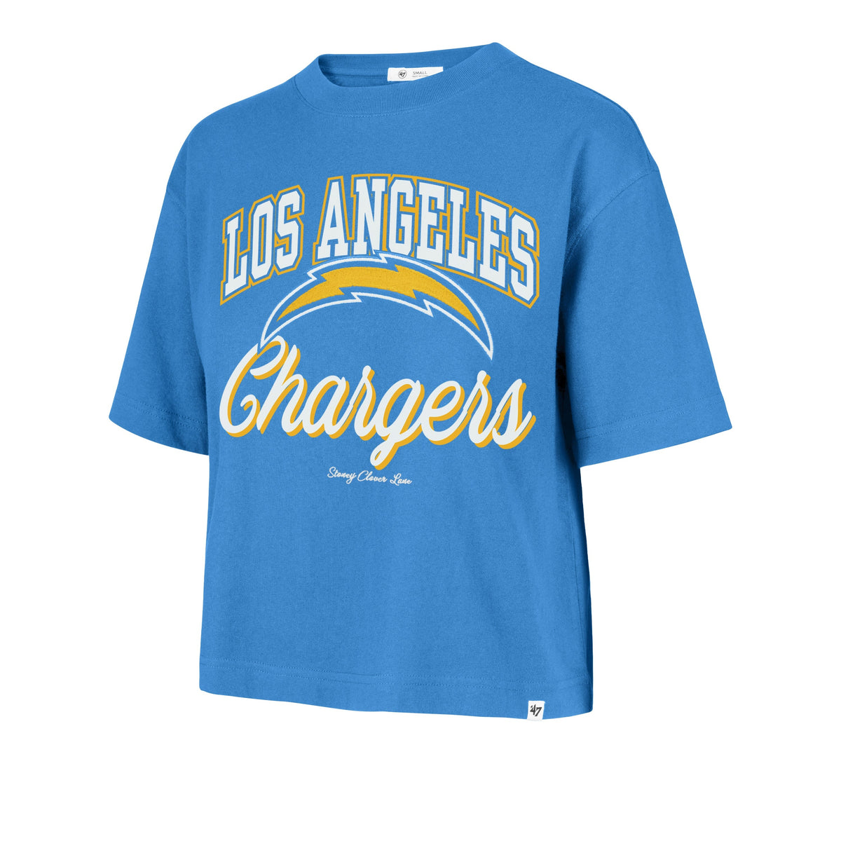 Stoney Clover Lane X '47 Los Angeles Chargers Big Script Reed City Tee