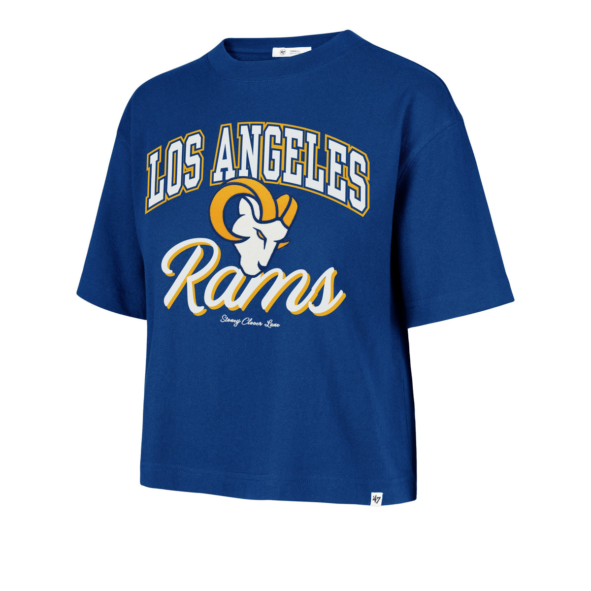 Stoney Clover Lane X '47 Los Angeles Rams Big Script Reed City Tee
