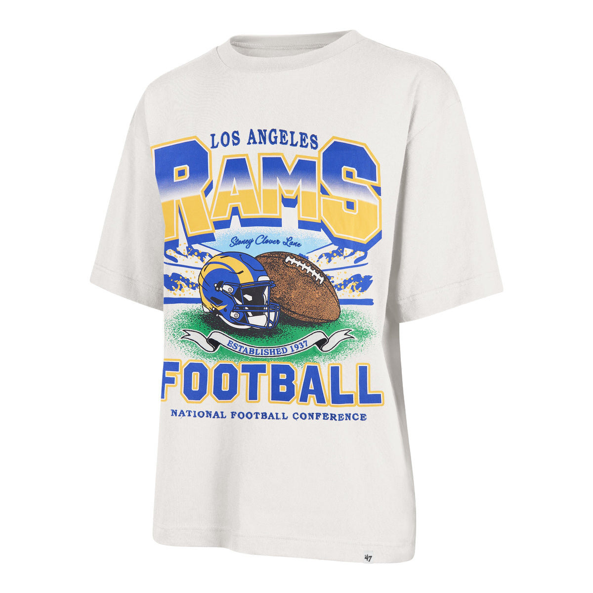 Stoney Clover Lane X '47 Los Angeles Rams Stadium Arch Foundation Tee