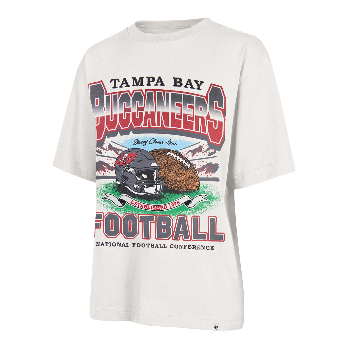 Stoney Clover Lane X '47 Tampa Bay Buccaneers Stadium Arch Foundation Tee