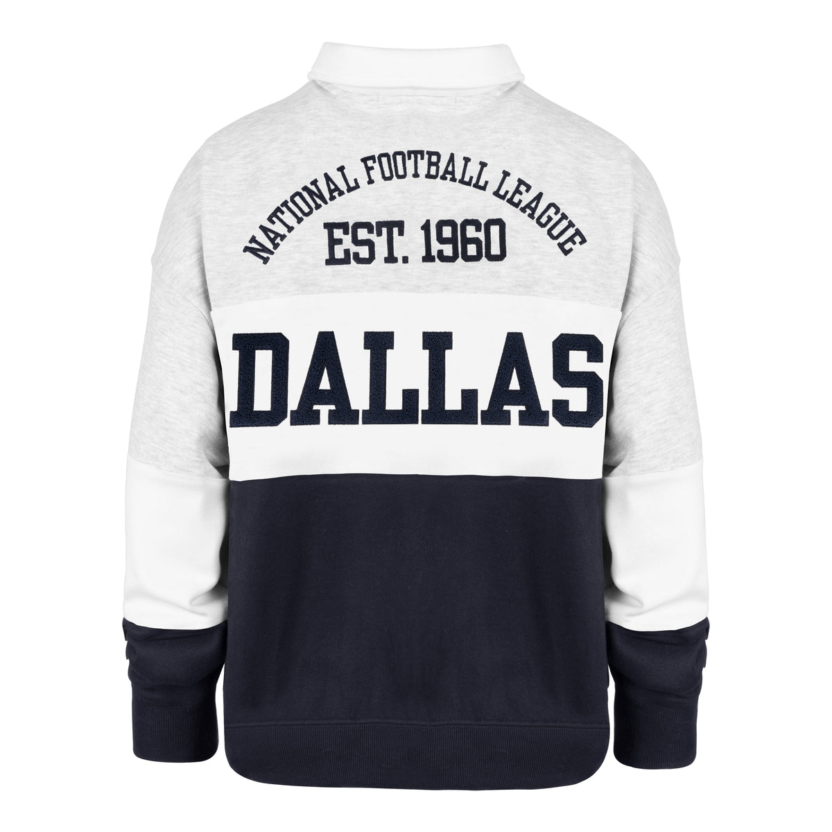 Stoney Clover Lane X '47 Dallas Cowboys Paneled Rugby Sweatshirt