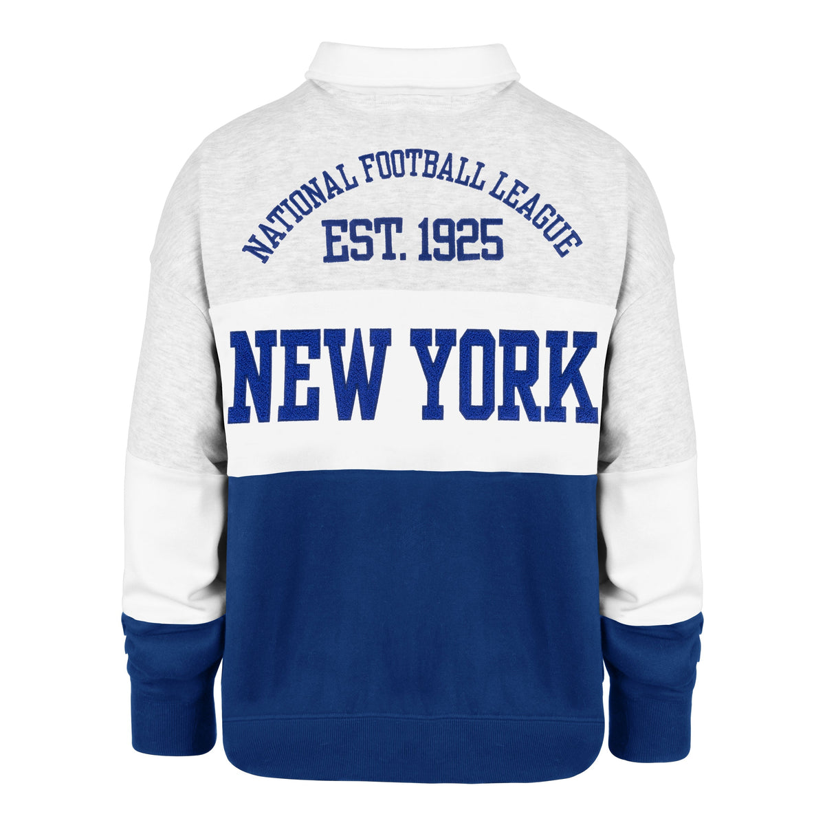 Stoney Clover Lane X '47 New York Giants Paneled Rugby Sweatshirt
