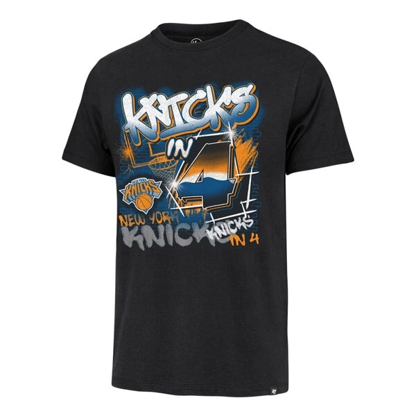 New York Knicks Flint Black Regional Franklin Tee Mens