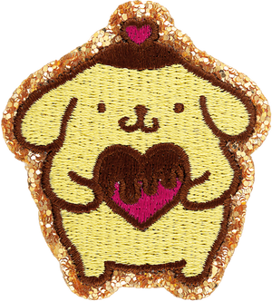 Pompompurin Glitter Varsity Patch