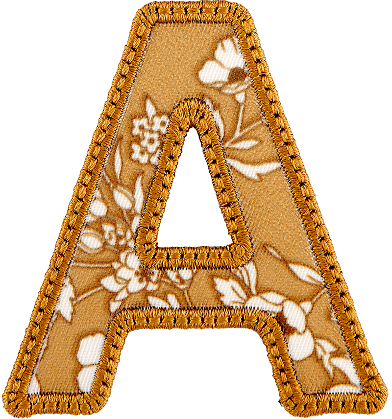 Cotswolds Floral Letter Patch