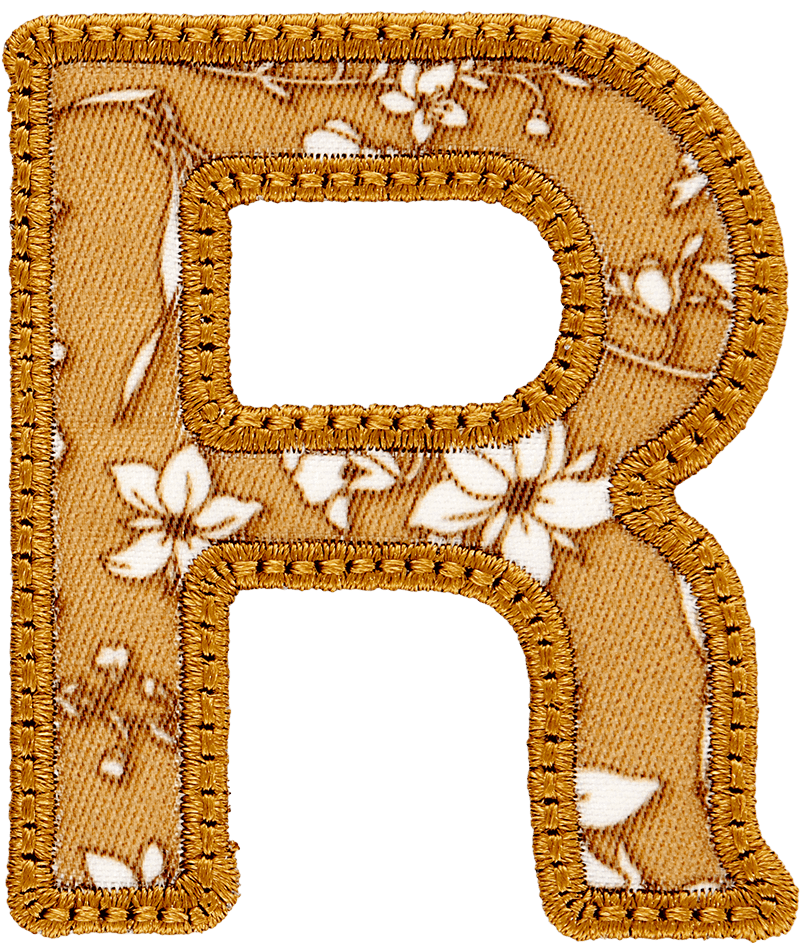 Cotswolds Floral Letter Patch