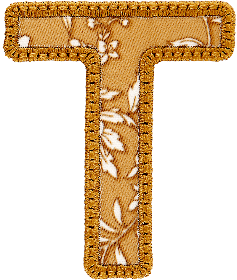 Cotswolds Floral Letter Patch