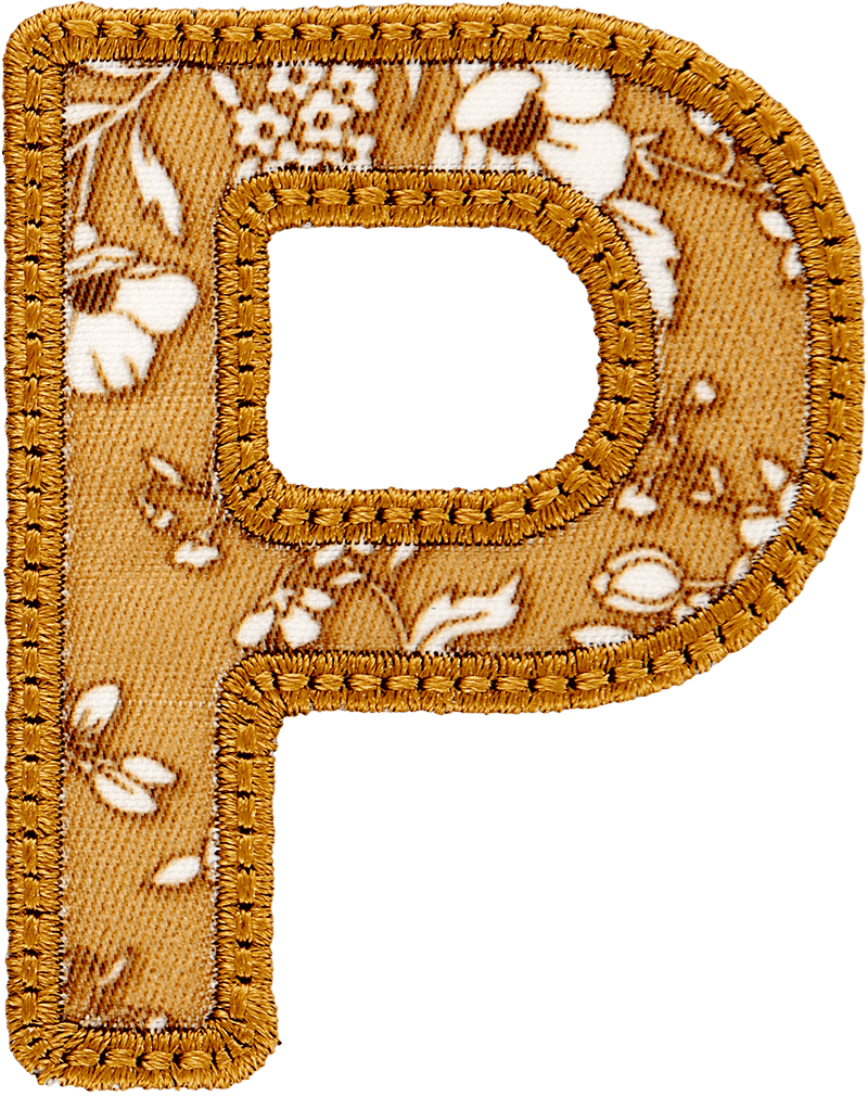 Cotswolds Floral Letter Patch