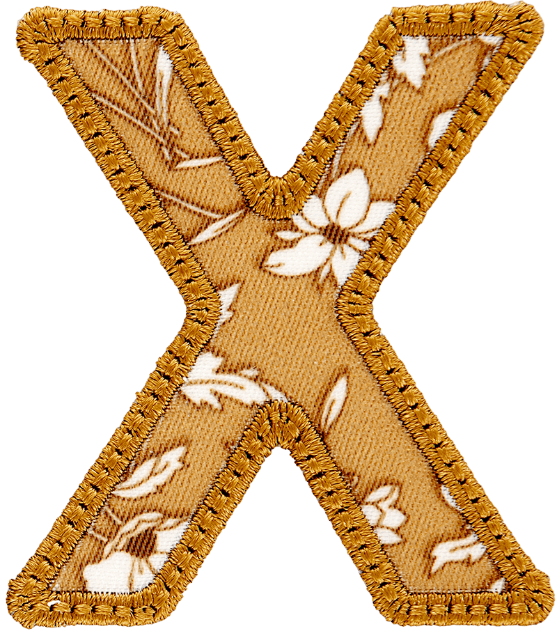 Cotswolds Floral Letter Patch