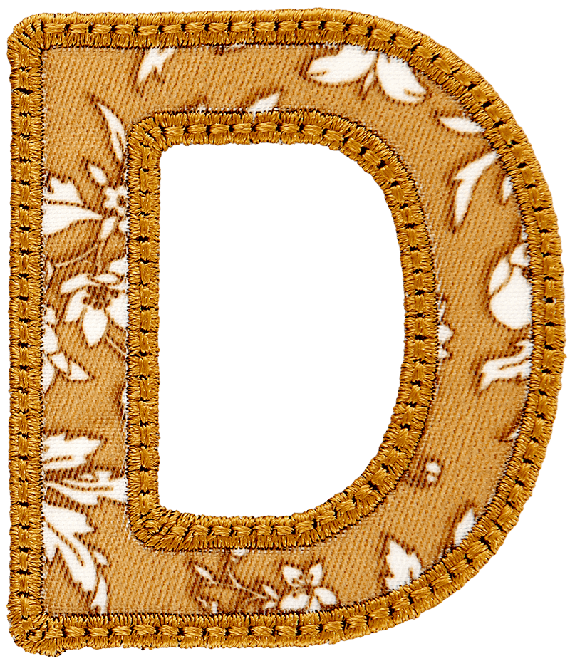 Cotswolds Floral Letter Patch