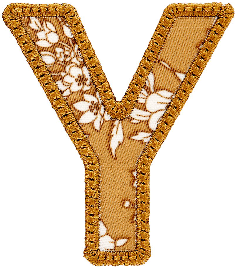 Cotswolds Floral Letter Patch