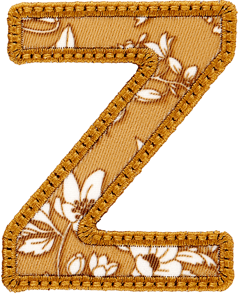 Cotswolds Floral Letter Patch