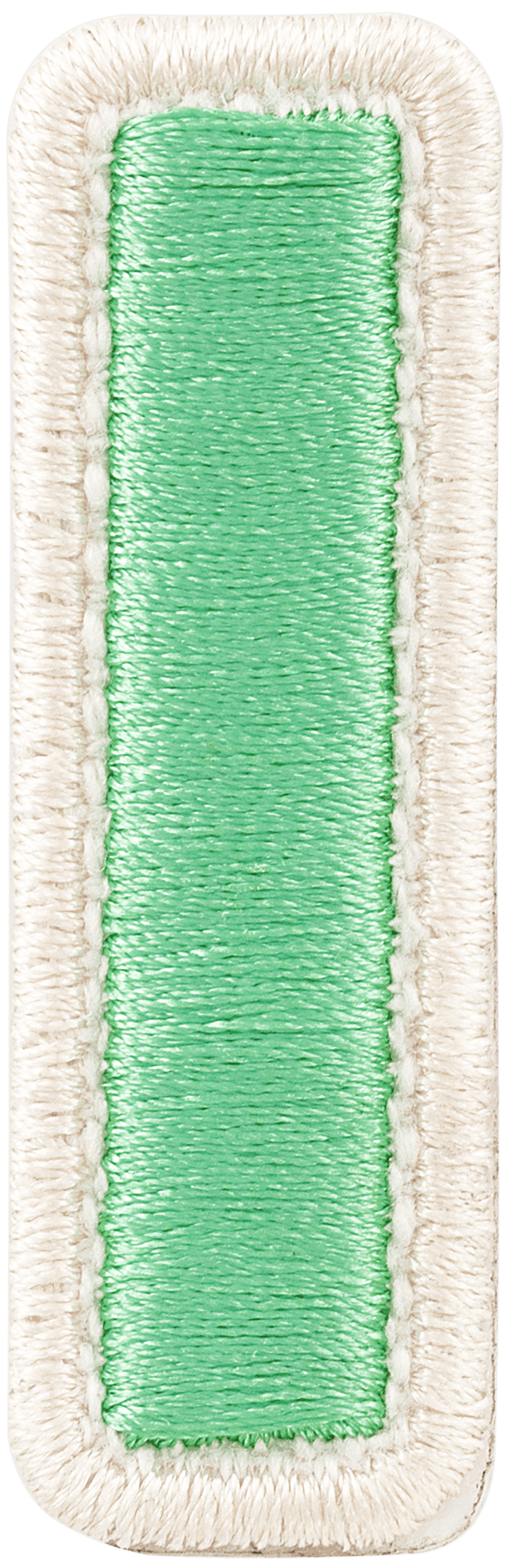 Avocado Rolled Embroidery Letter Patch