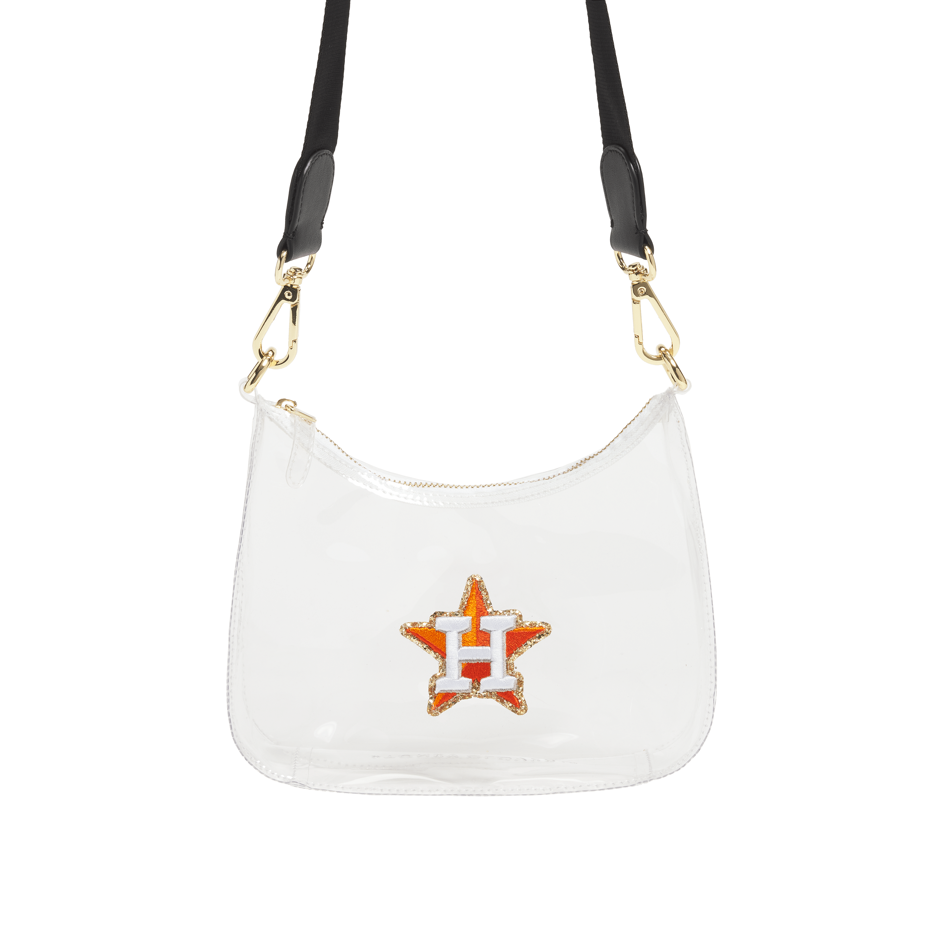 Clear Curved Crossbody Bag