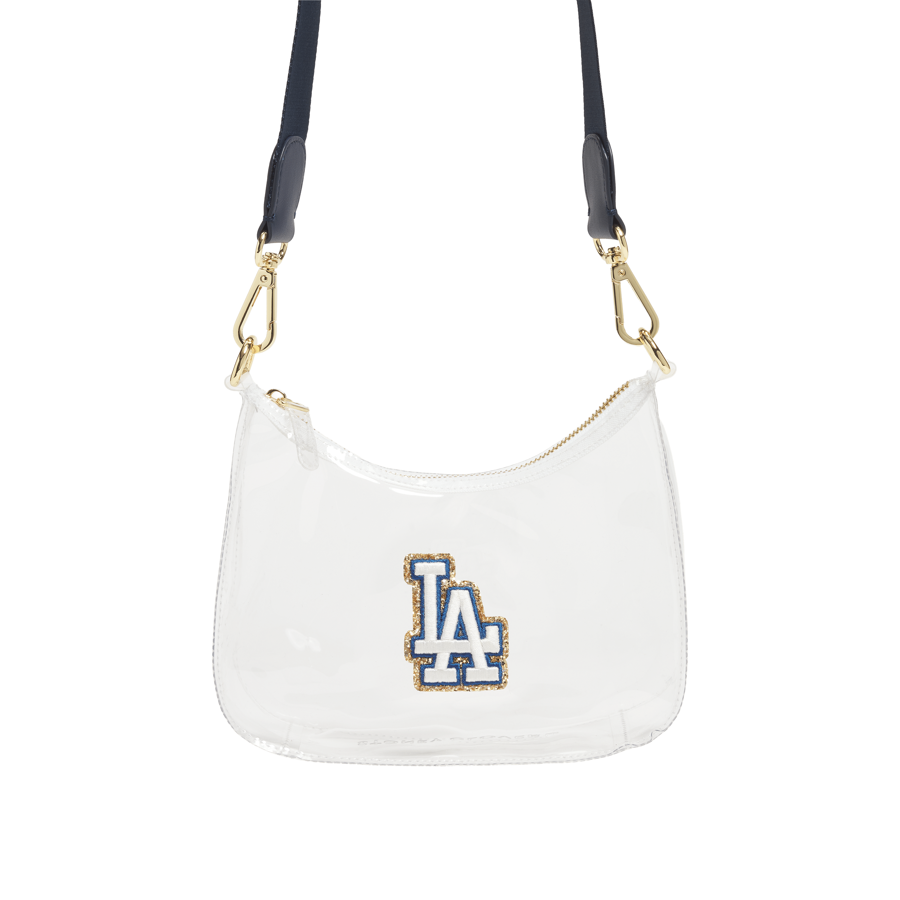 Clear Curved Crossbody Bag