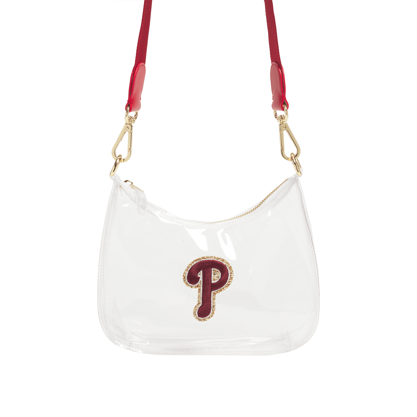 Clear Curved Crossbody Bag