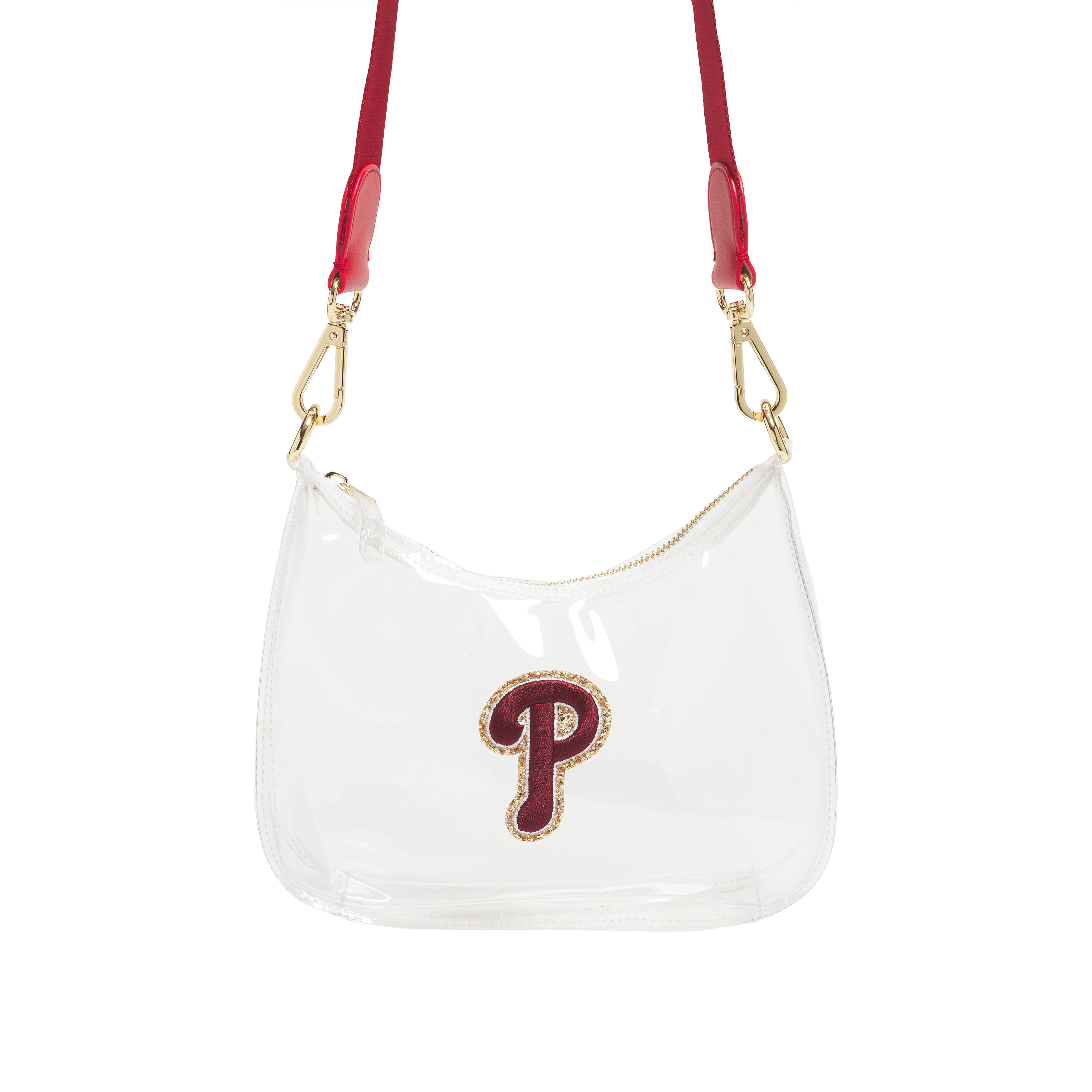 Clear Curved Crossbody Bag