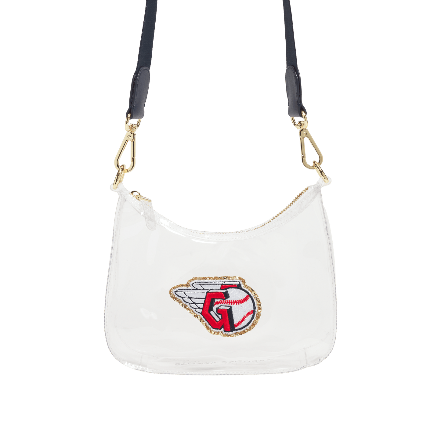 Clear Curved Crossbody Bag