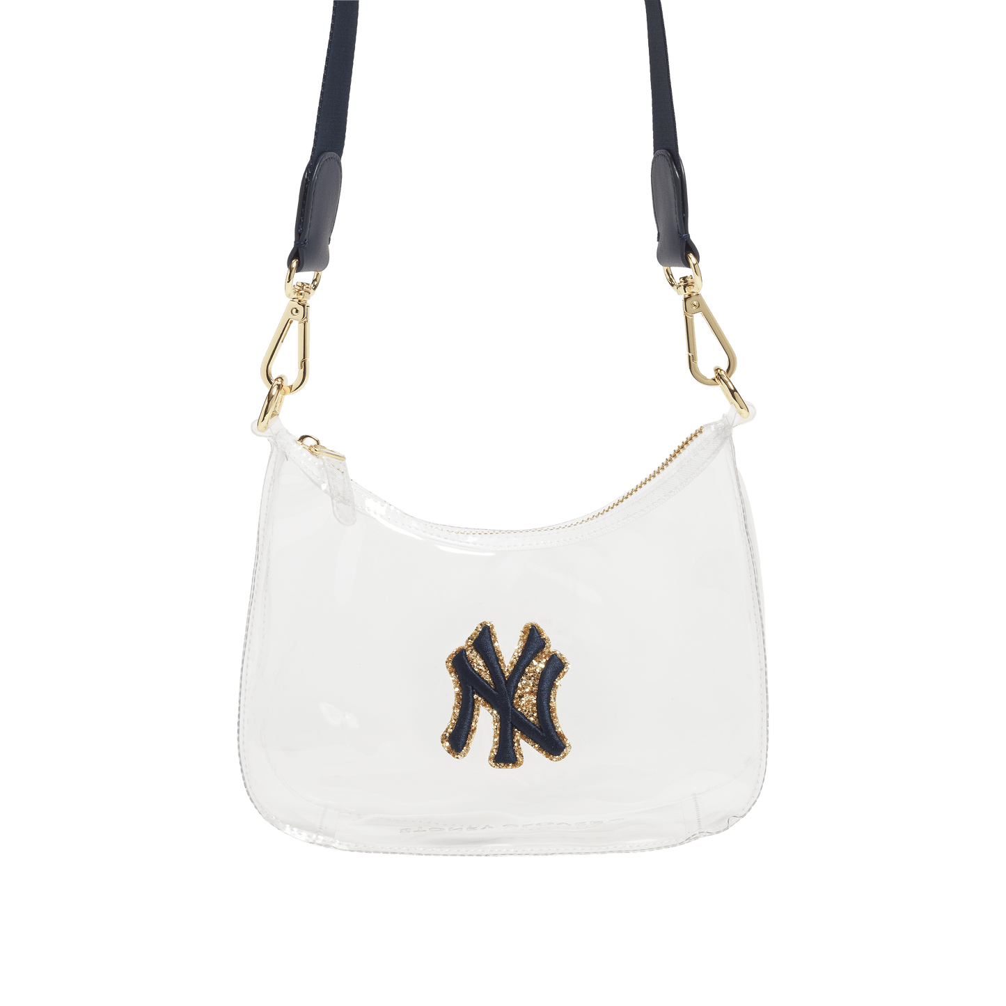 Clear Curved Crossbody Bag
