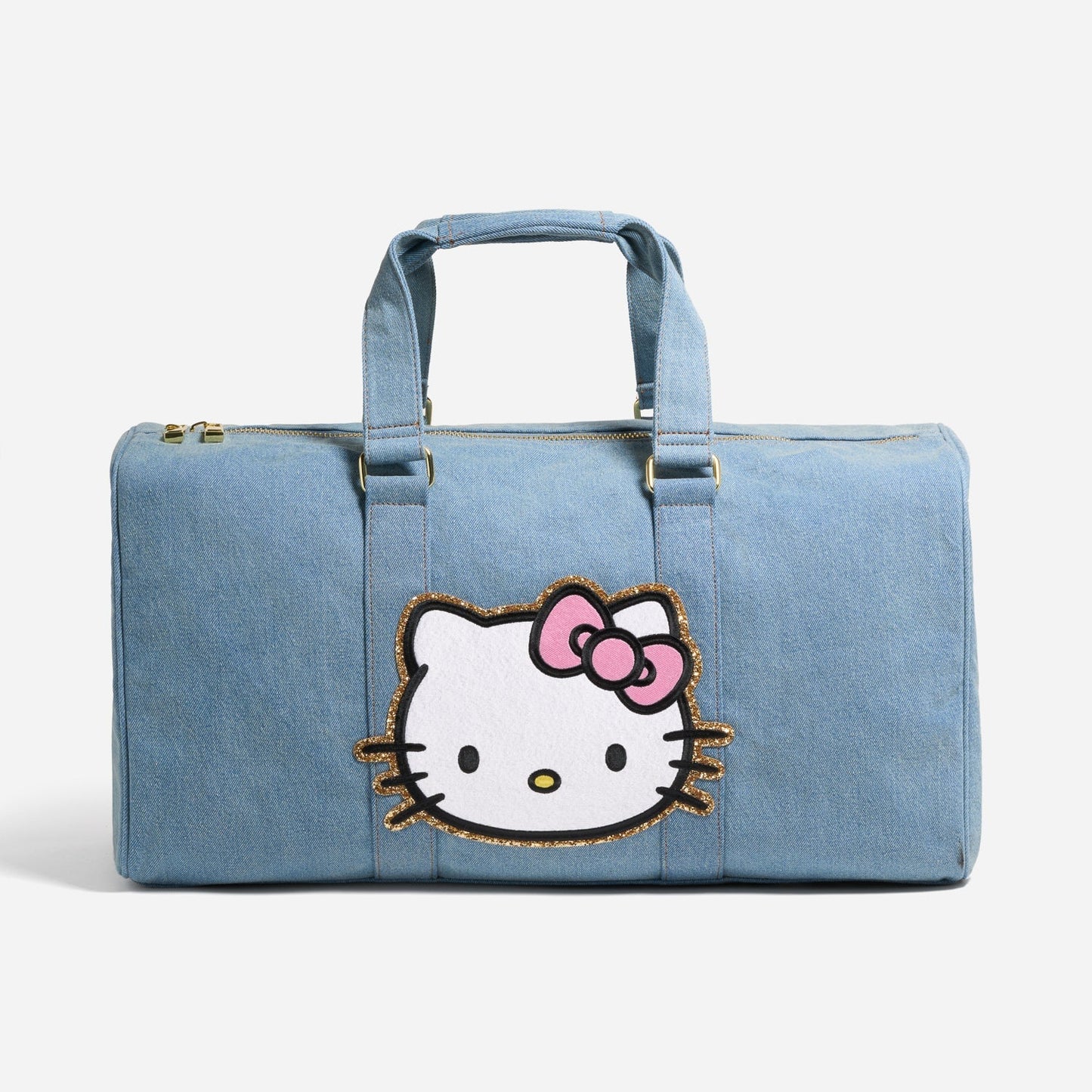 Hello Kitty Denim Duffle Bag