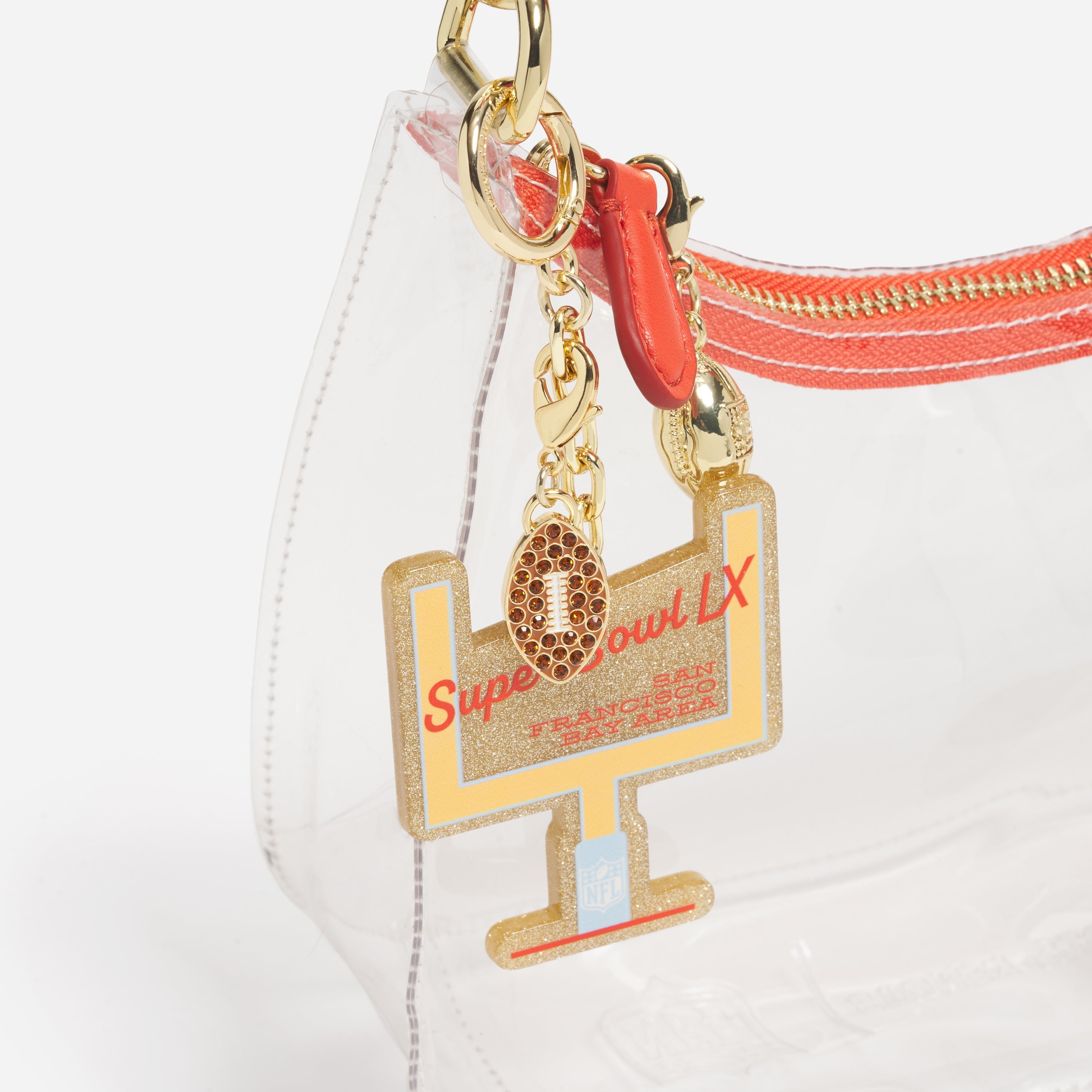 Super Bowl Bag Charm