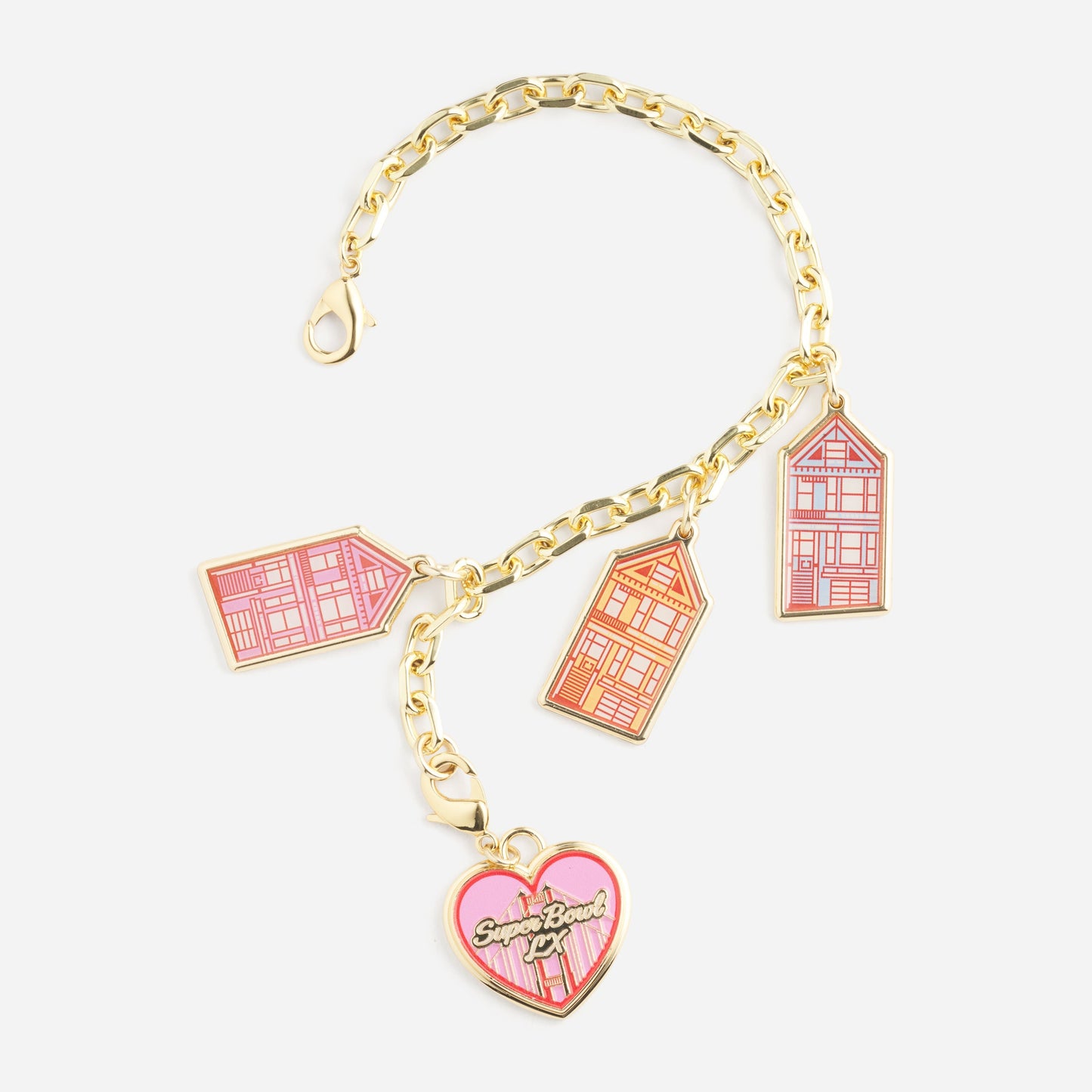 Super Bowl Bag Charm Cluster