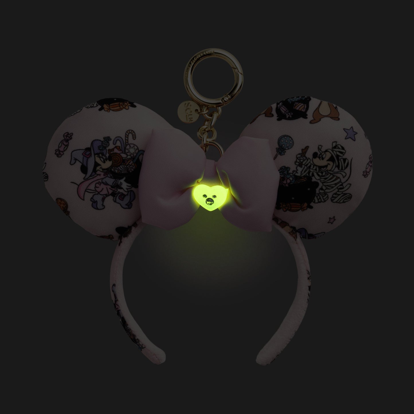 Disney Mickey & Friends Halloween Minnie Mouse Ears Bag Charm