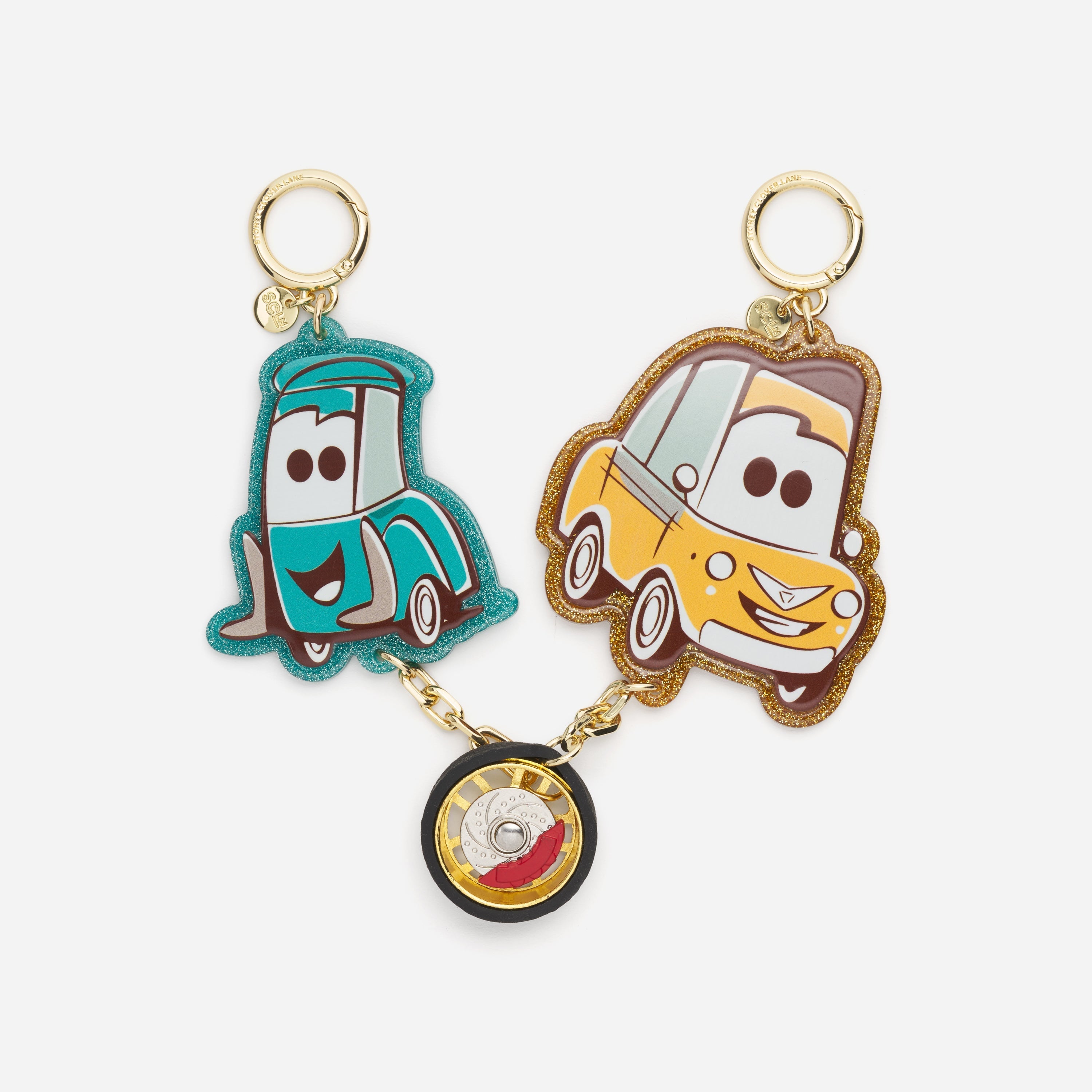 Disney Pixar Cars Guido and Luigi BFF Bag Charm Set - Stoney Clover Lane
