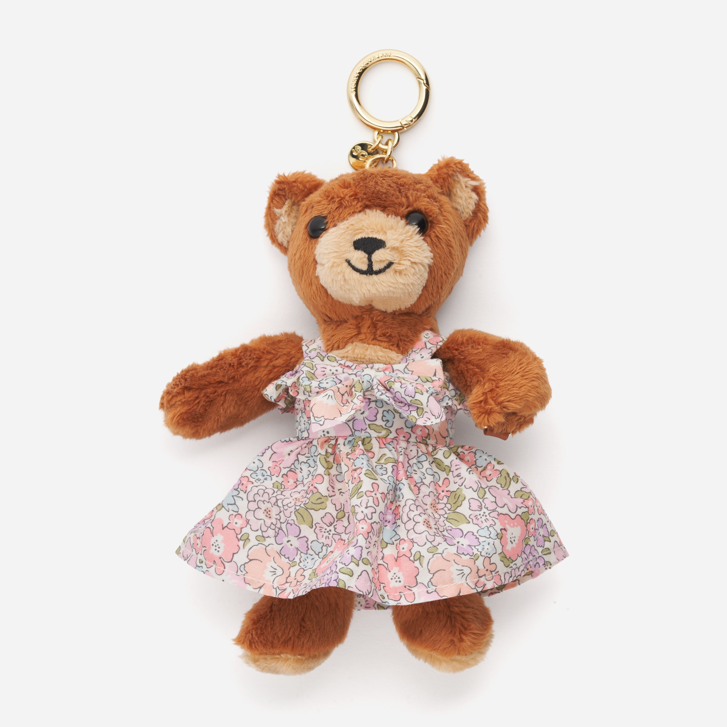 Bear Bag Charm Made with Liberty Fabric - Stoney Clover Lane