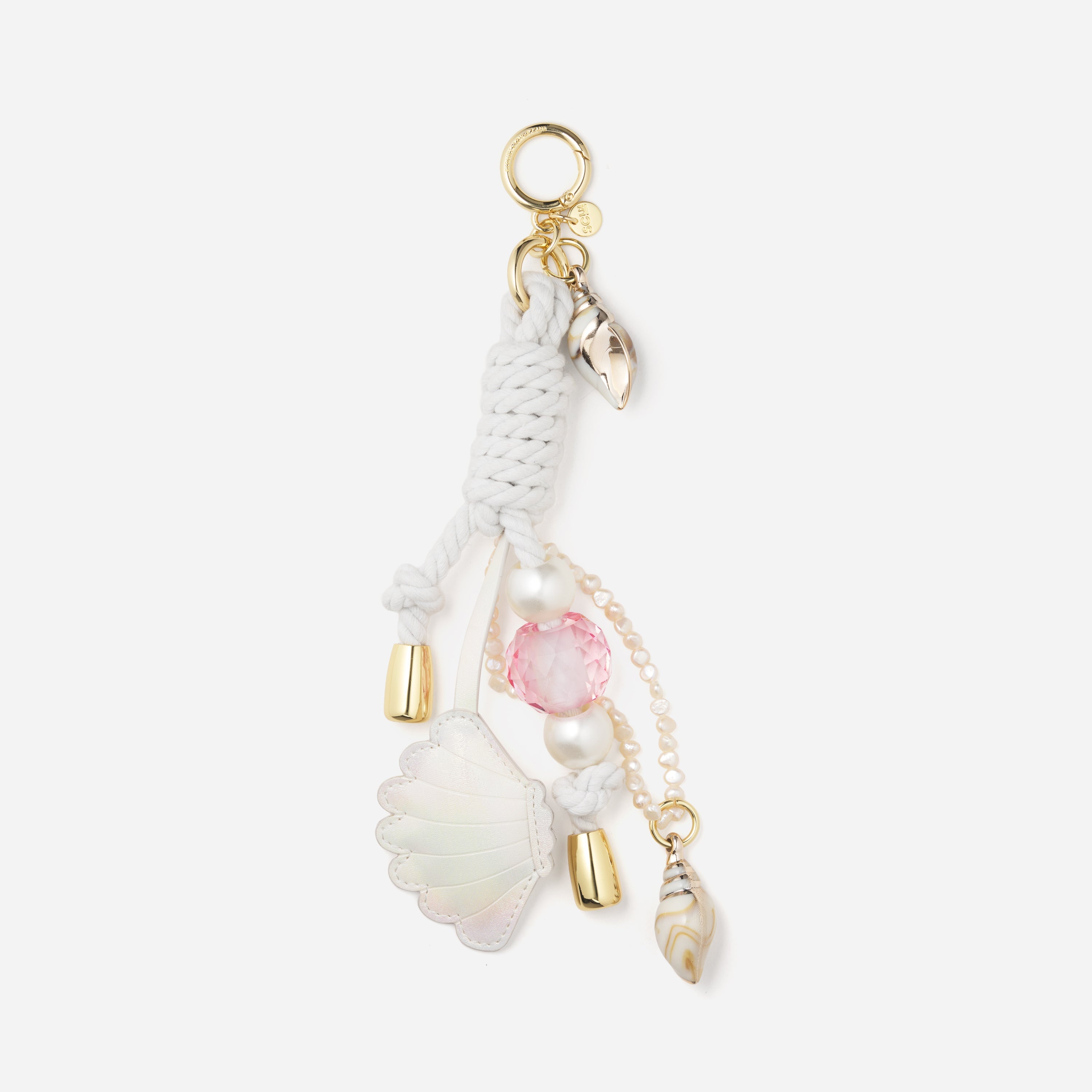 Seashell Bag Charm Cluster