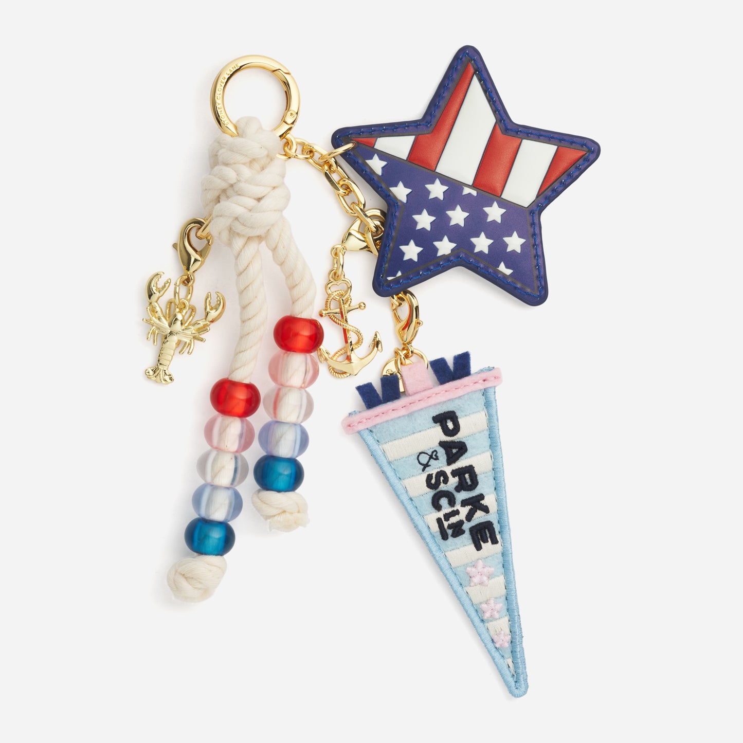 Parke Flag Charm Cluster
