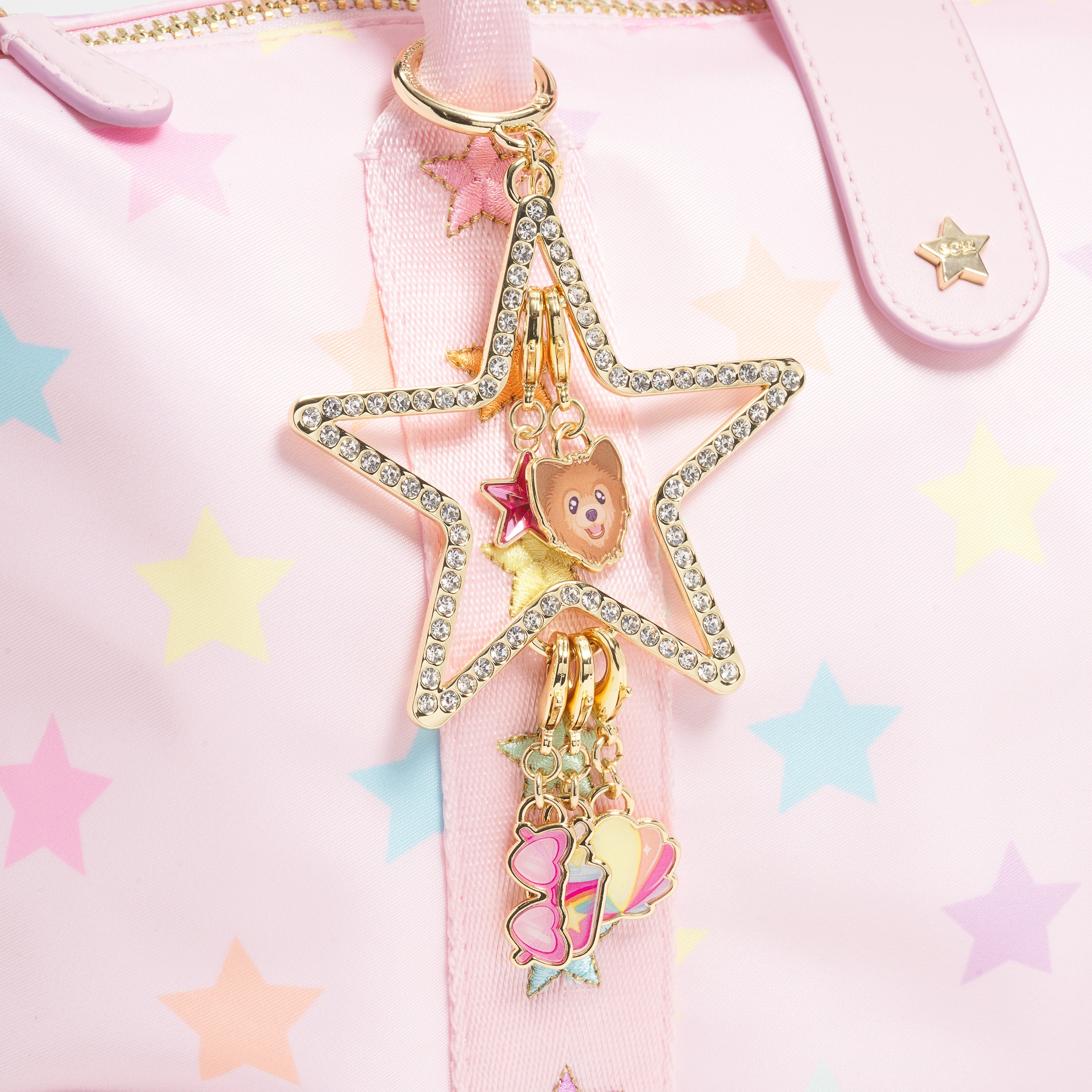 Park & Beach Crystal Star Bag Charm | Stoney Clover Lane display picture 1