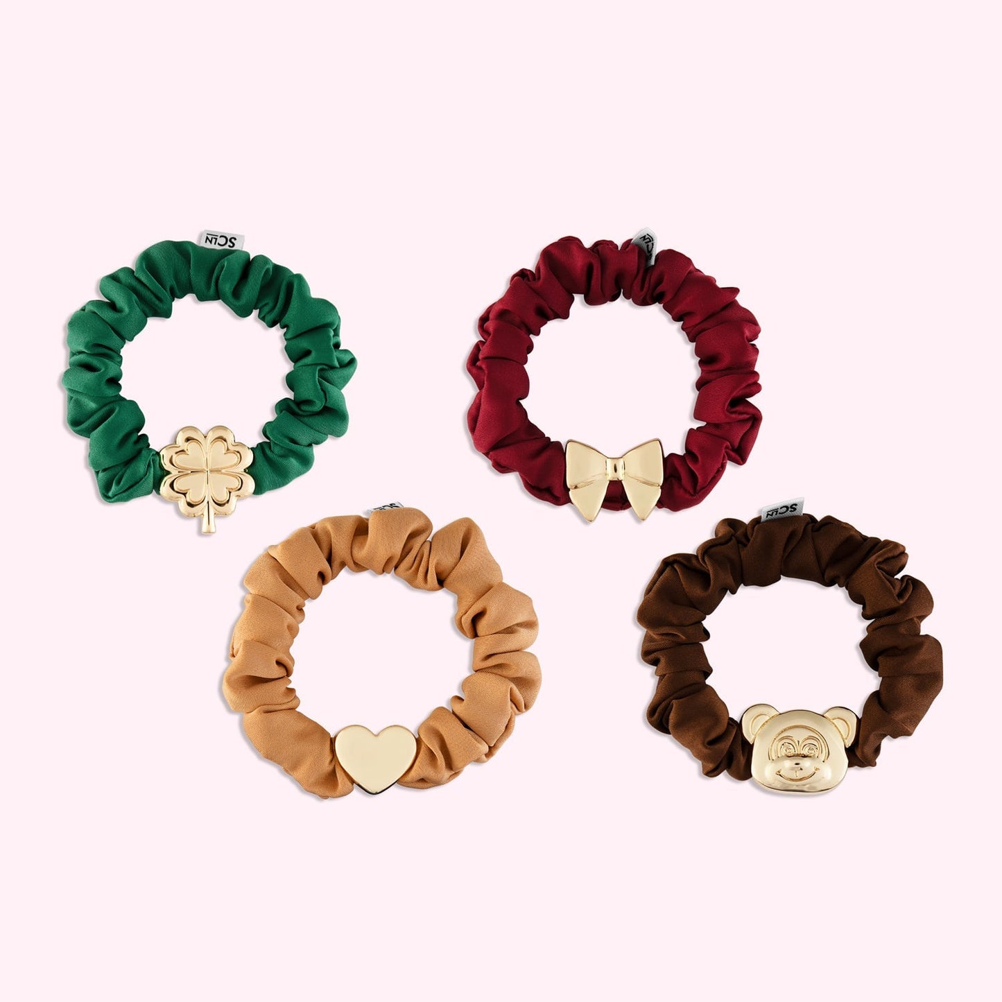 Charm Scrunchie Set
