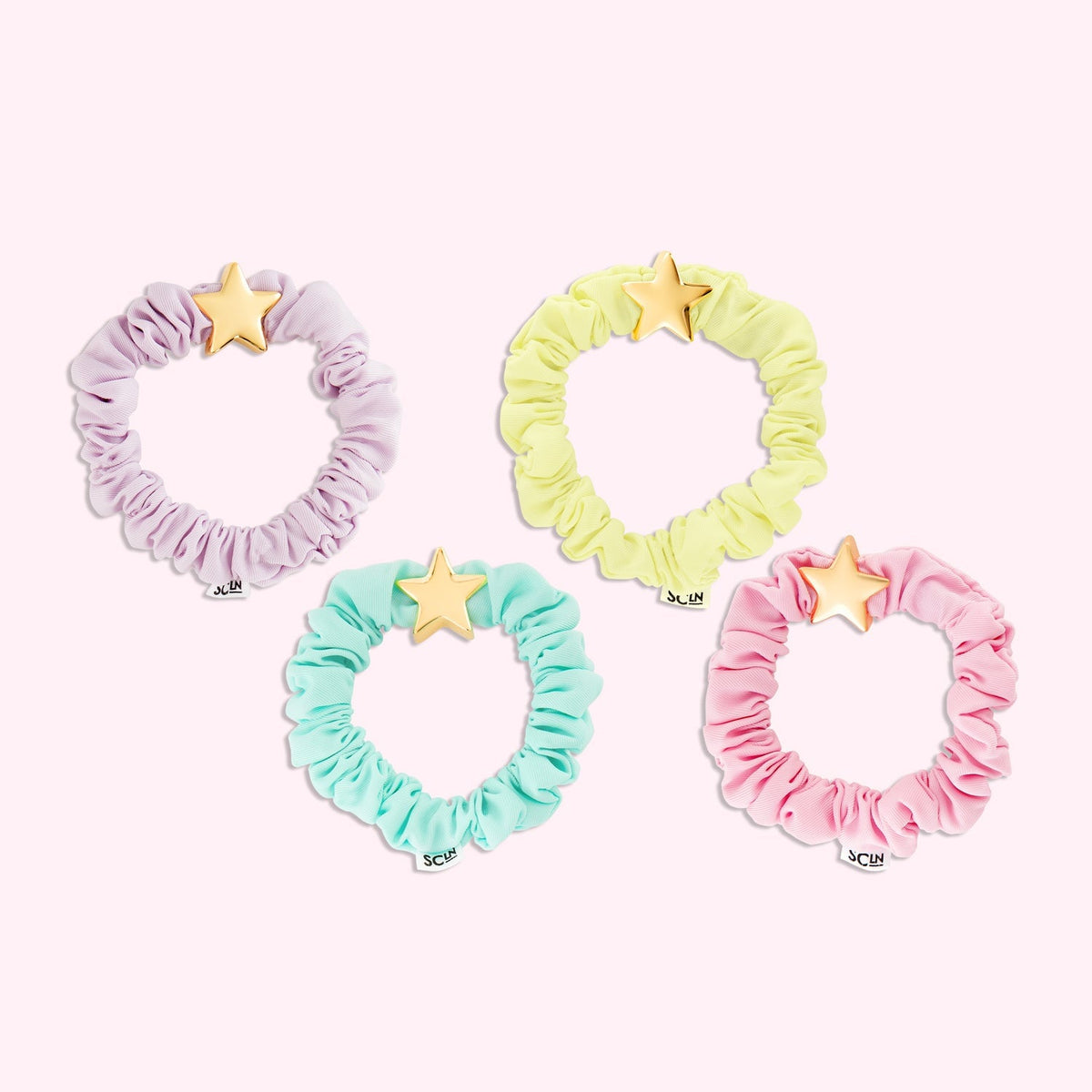 Park & Beach Charm Scrunchie Set