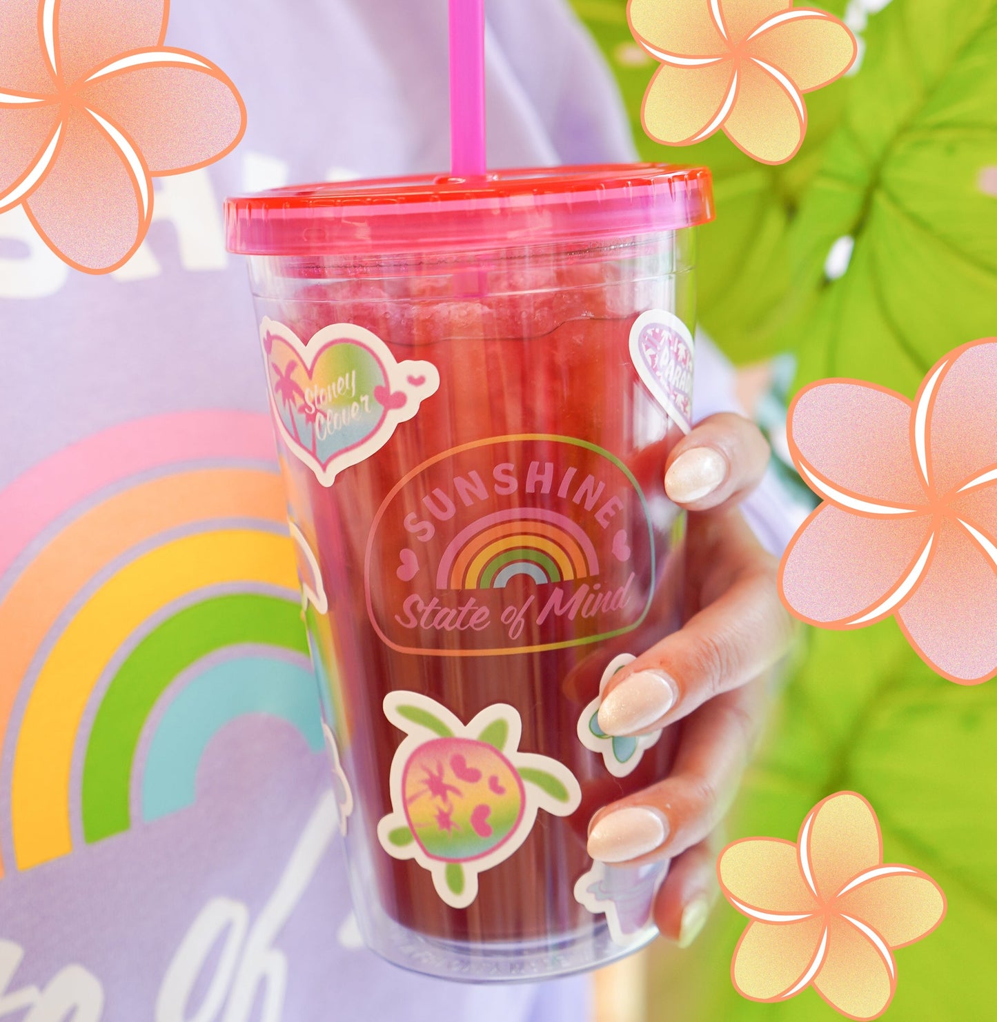 Sunshine State of Mind Tumbler & Sticker Sheet