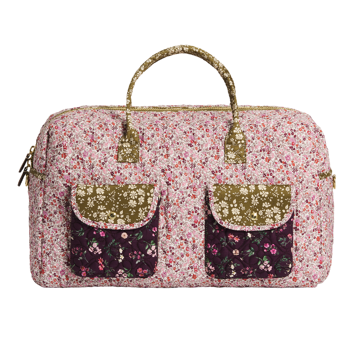 Large Pocket Duffle Bag Made with Liberty Fabric