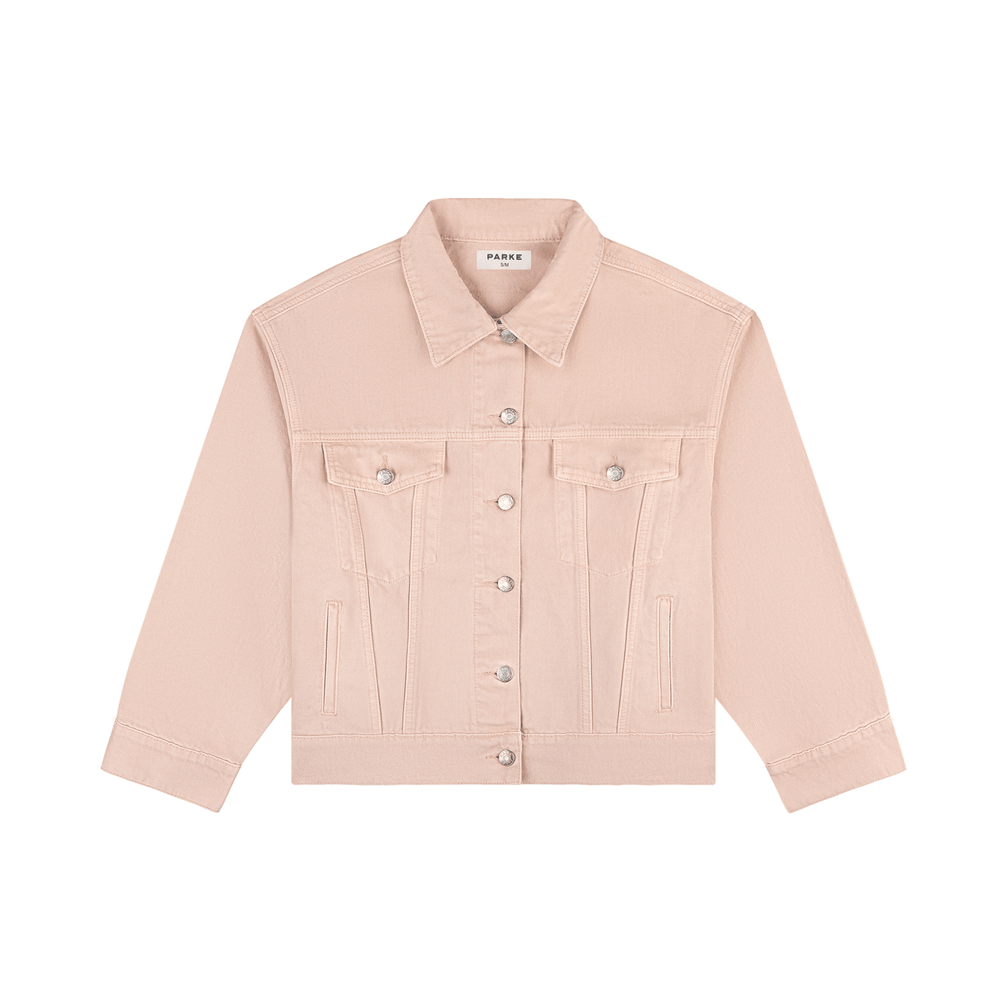 Oversized Petal Denim Jacket