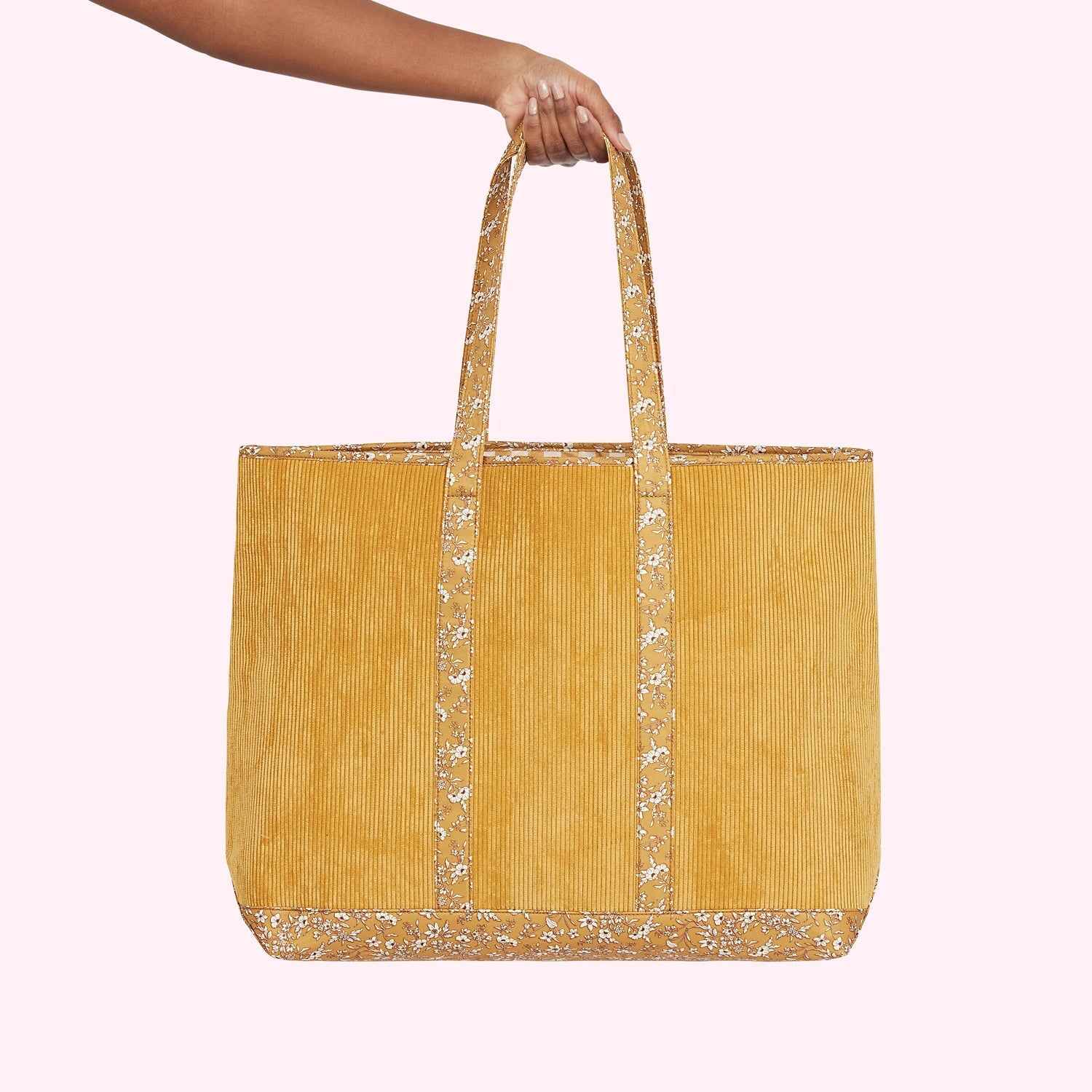 The Cozy Cottage Large Corduroy Tote