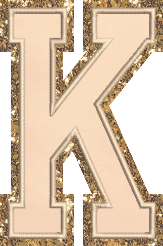 Jumbo Sand Glitter Varsity Letter Patch