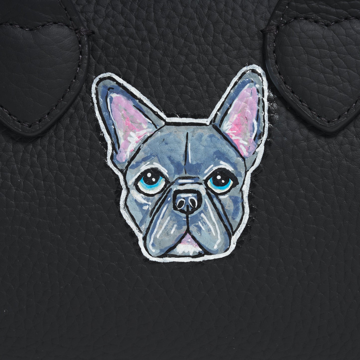 Custom Hand Painted Pet Face Pittsford Pouchette Crossbody Bag 19