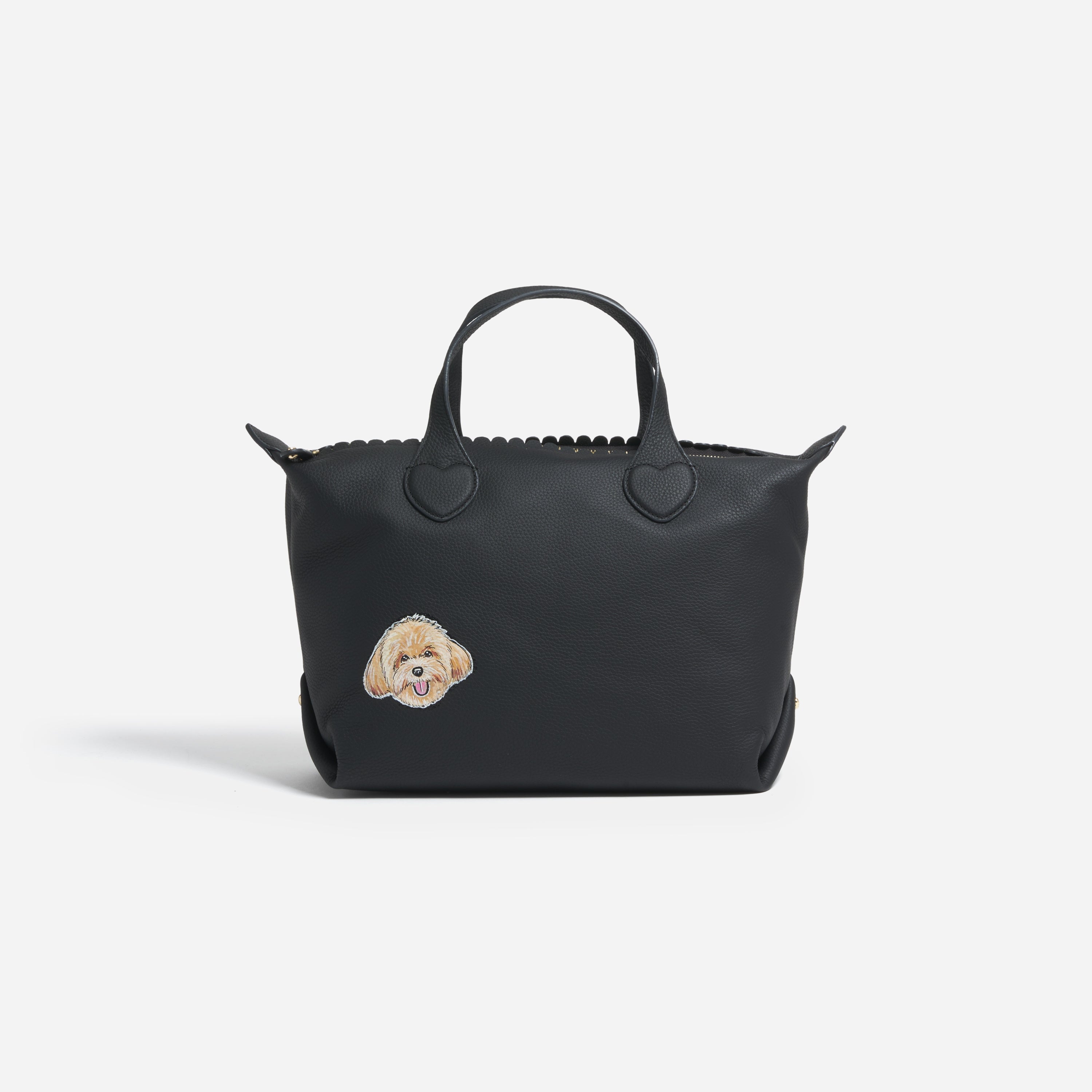 Hand Painted Pet Face Pittsford Pouchette Shoulder Bag 29